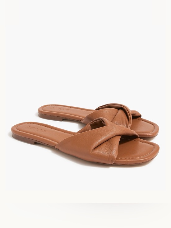 J. Crew Shoes - J. Crew Women's Tan Slide Sandals size 8